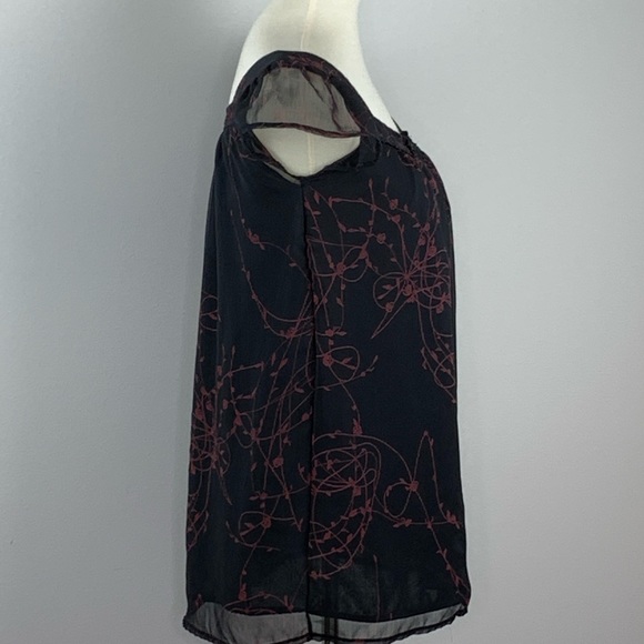 Vila Layered Button Up Oversized Tunic Medium - Picture 4 of 8